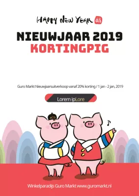 Nieuwjaarskortingen promoten