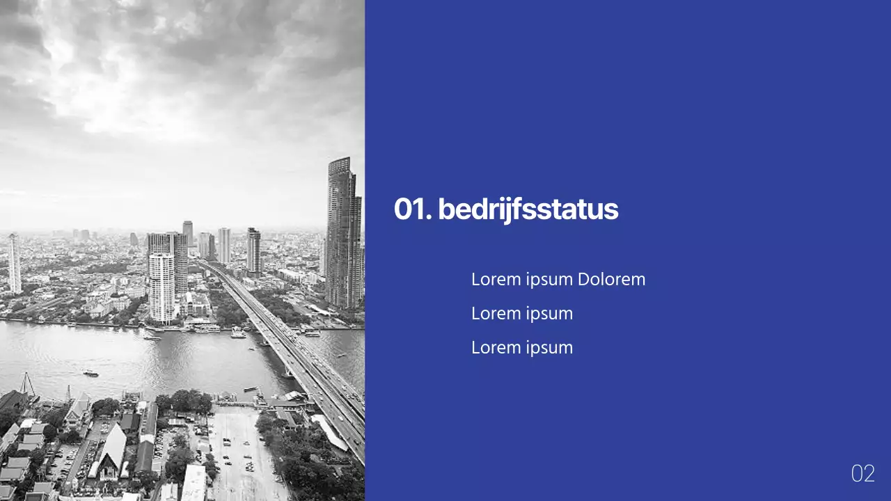 Eenvoudig bedrijfsprofiel