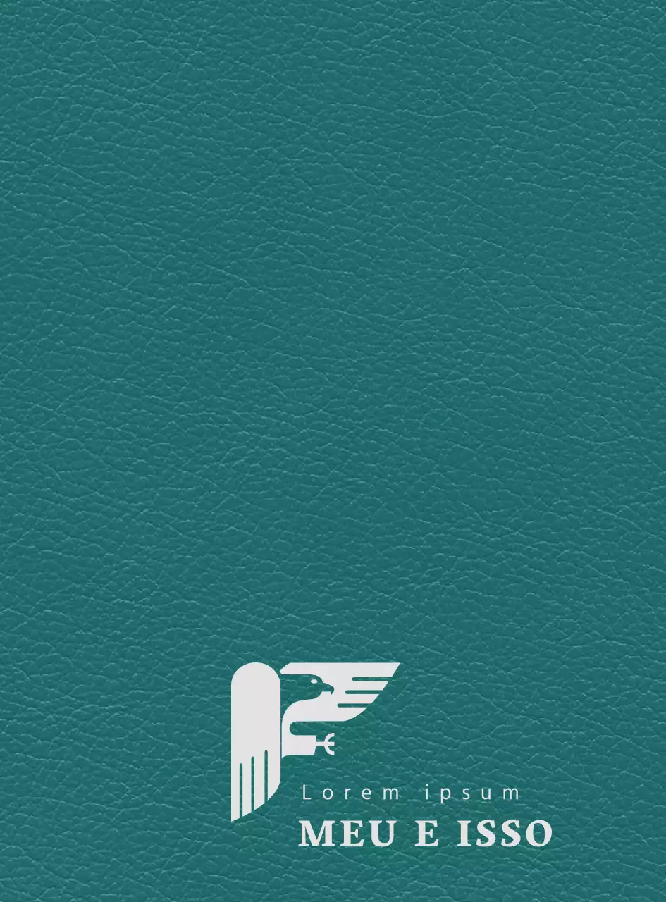 Capa de agenda elegante com logótipo de escritório de advogados