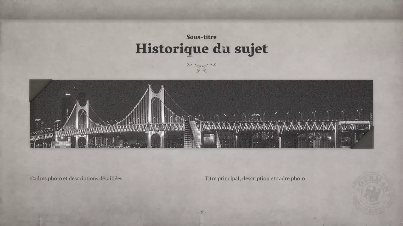 Présentation d'un livre d'histoire avec un concept de carnet de notes marron et vintage