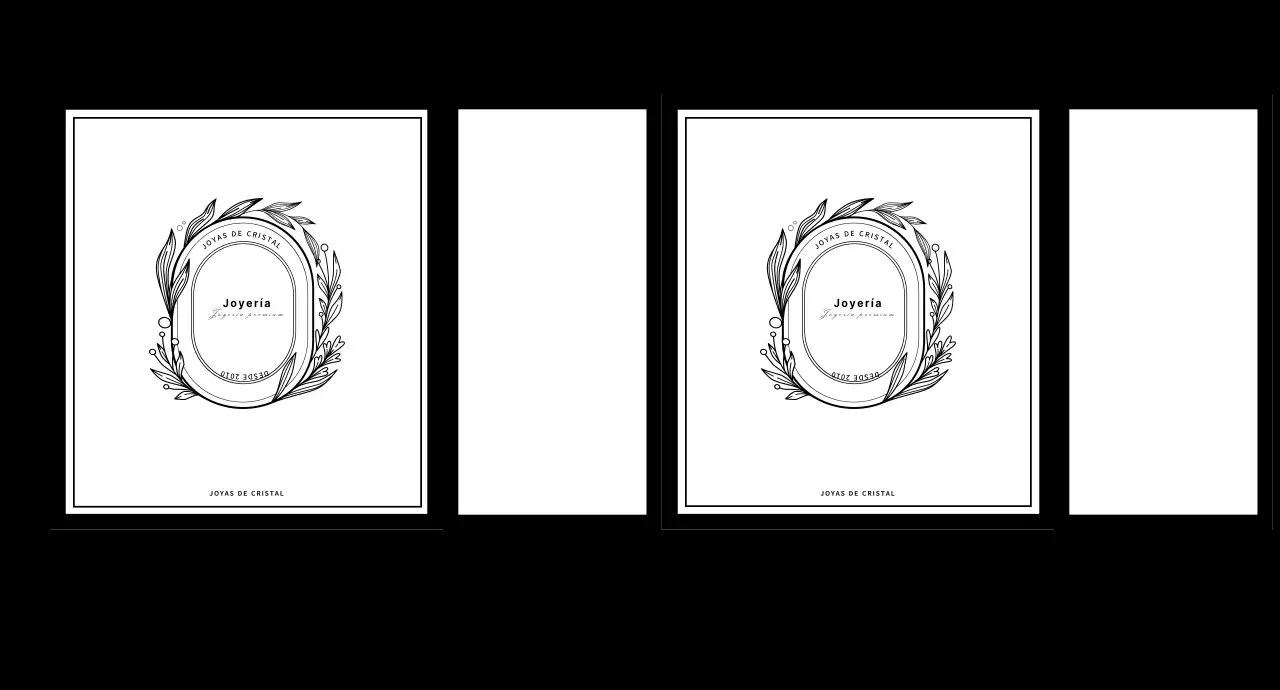 Bolsa de la compra con logotipo negro