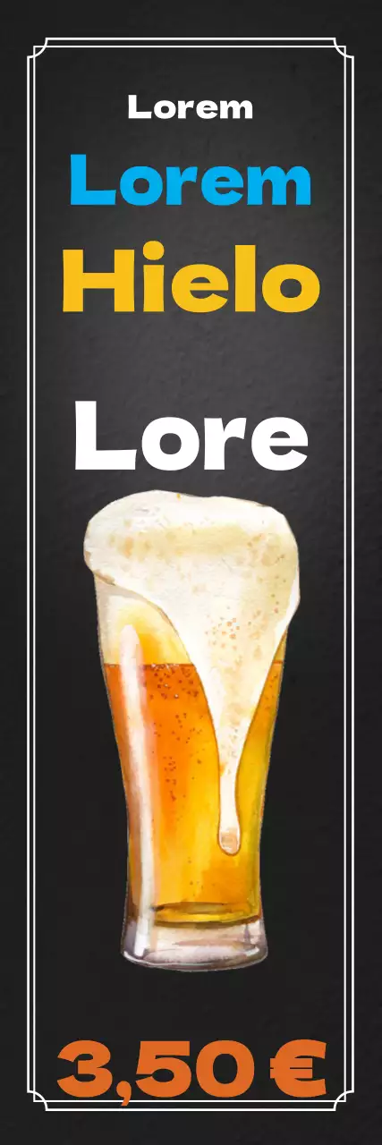 Cerveza de barril helada