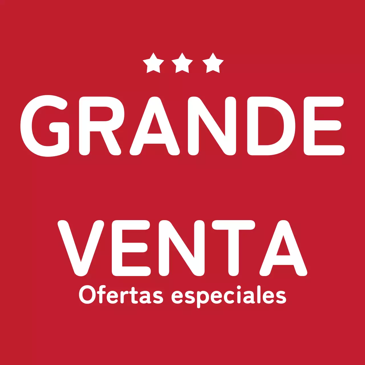 Una atrevida etiqueta roja de venta