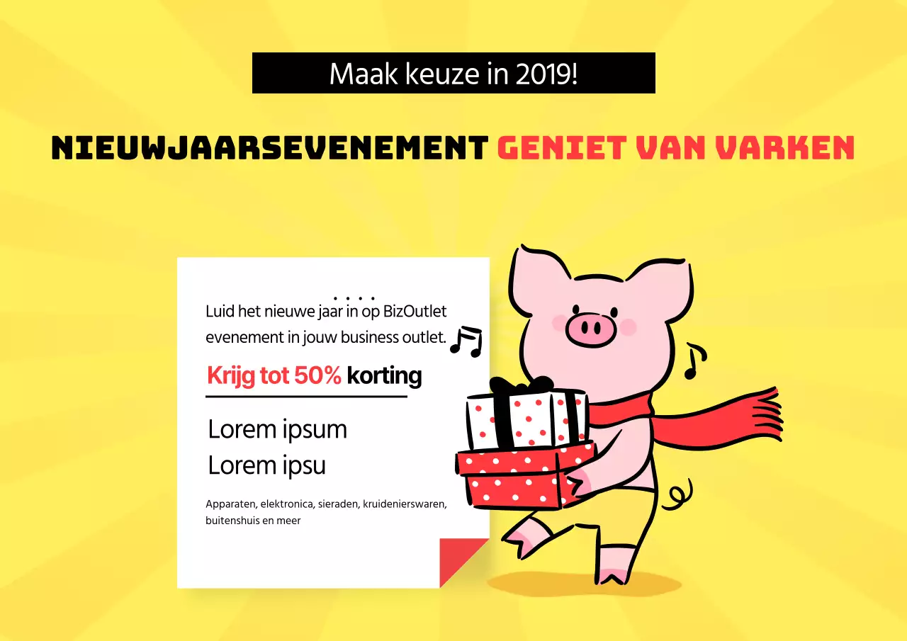 Nieuwjaar shopping evenementen