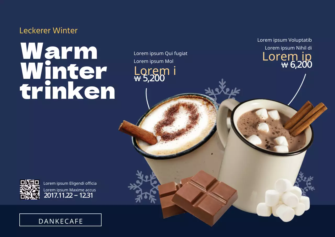 Winter-Neu-Menü-Event