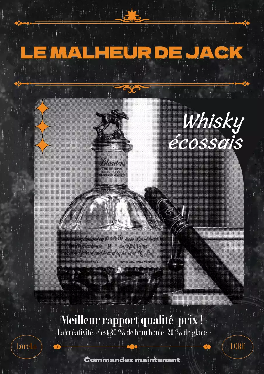 Noir Vintage Hope Whisky Jack Promotion