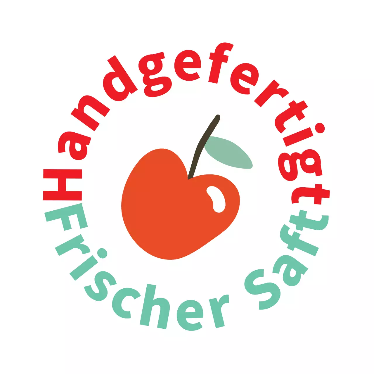 Weißer Hintergrund einfache Illustration Saft Etikett