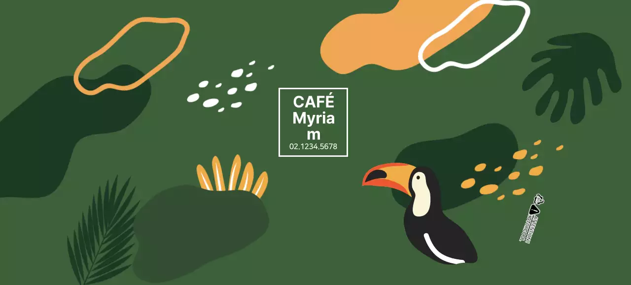 Illustration d'un café brésilien vert Porte-tasses pour un café