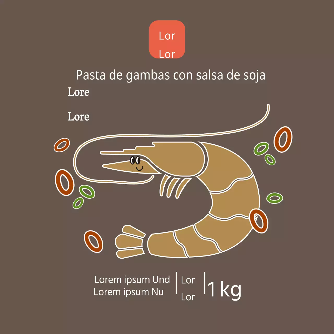 Marisco Salsa de soja Pasta de gambas