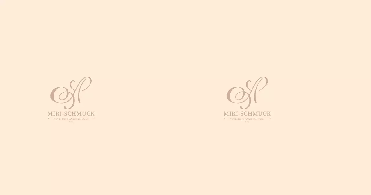 Beige Simple Logo Jewellery Shop