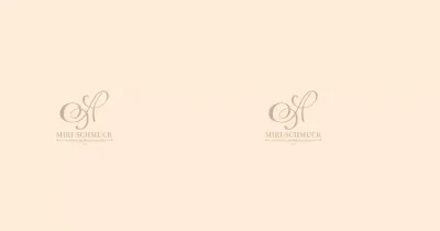 Beige Simple Logo Jewellery Shop