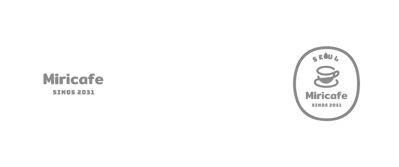 Mok met eenvoudig cafélogo