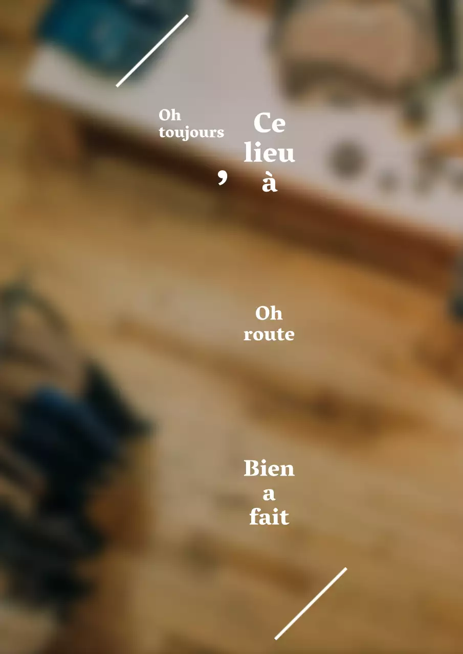 Signes textuels de papeterie intérieure dans un style émotionnel