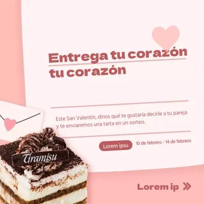 Carta rosa de San Valentín