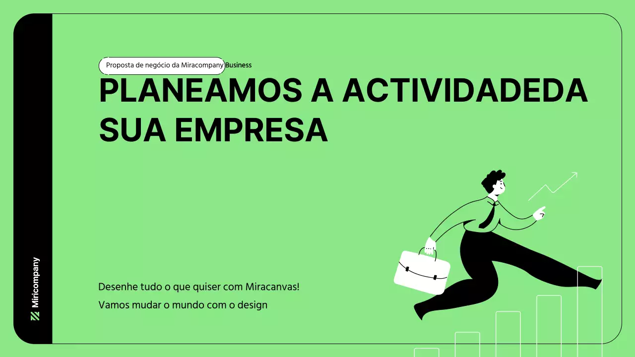 Ilustração comercial com linhas simples em verde