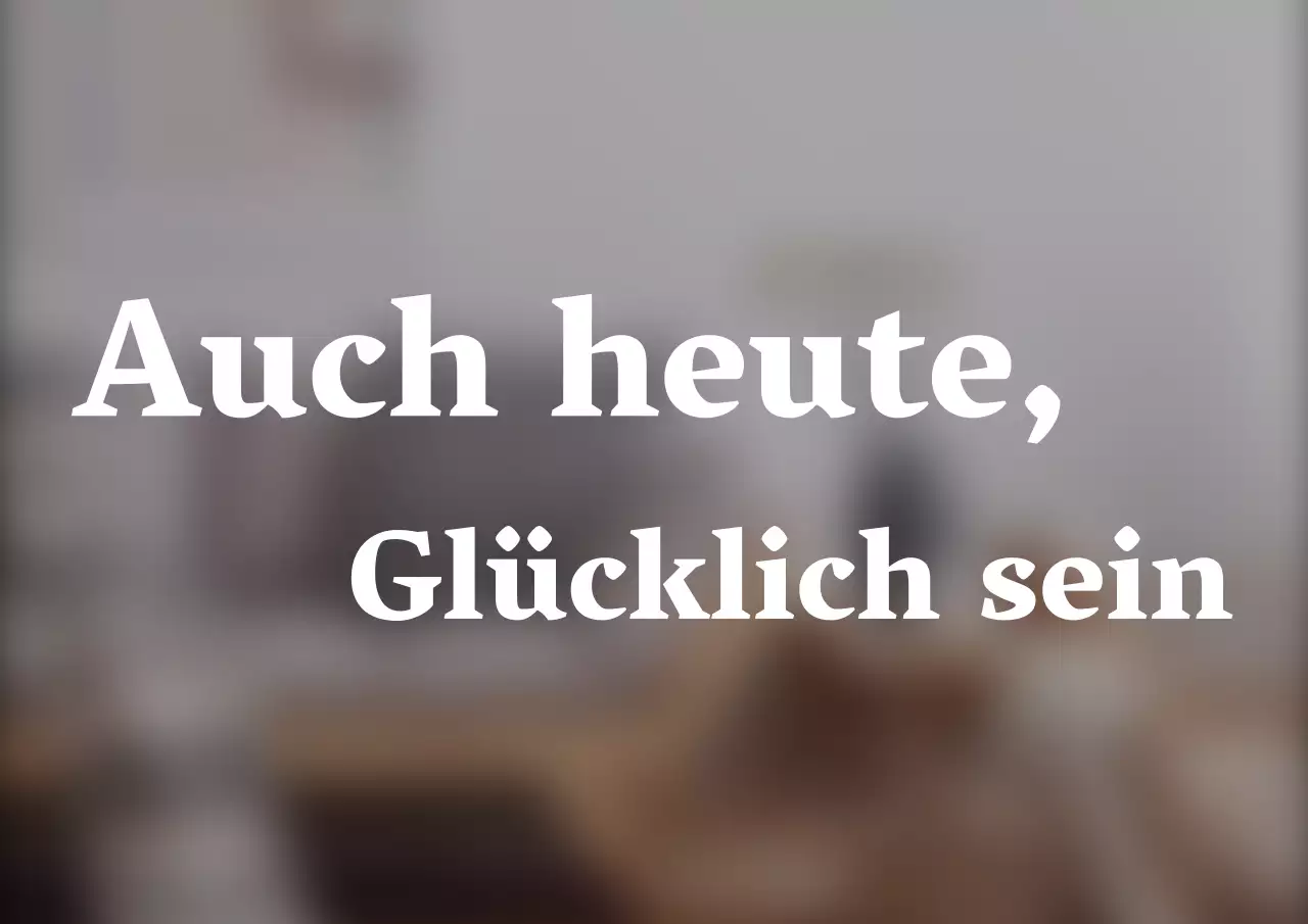 Textliche Innenbeschilderung im emotionalen Stil