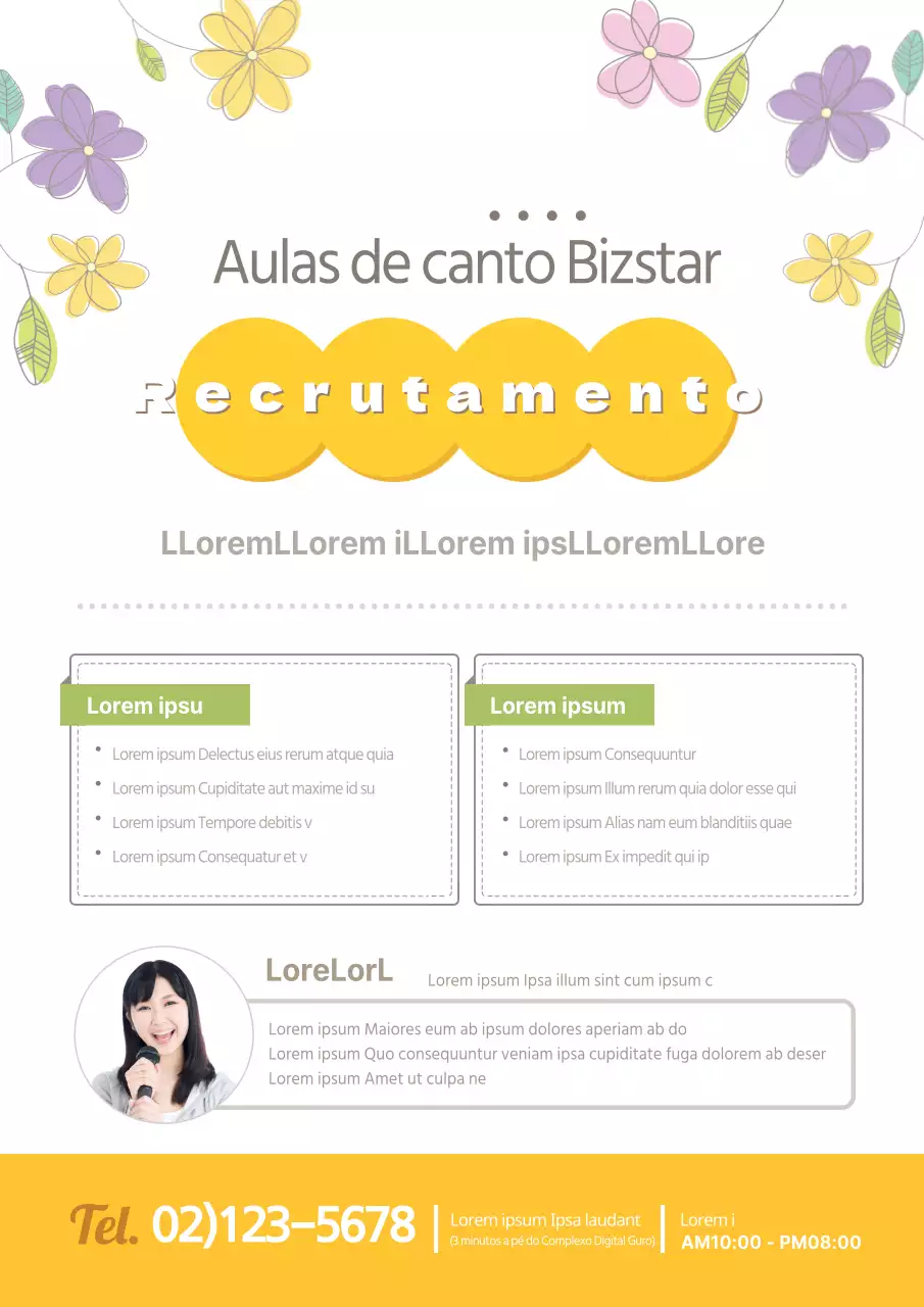 Aulas de canto Bizstar