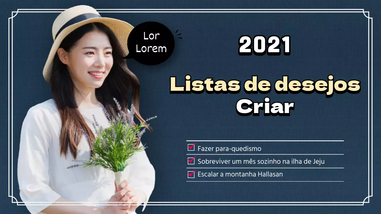 Uma lista de desejos para o ano novo