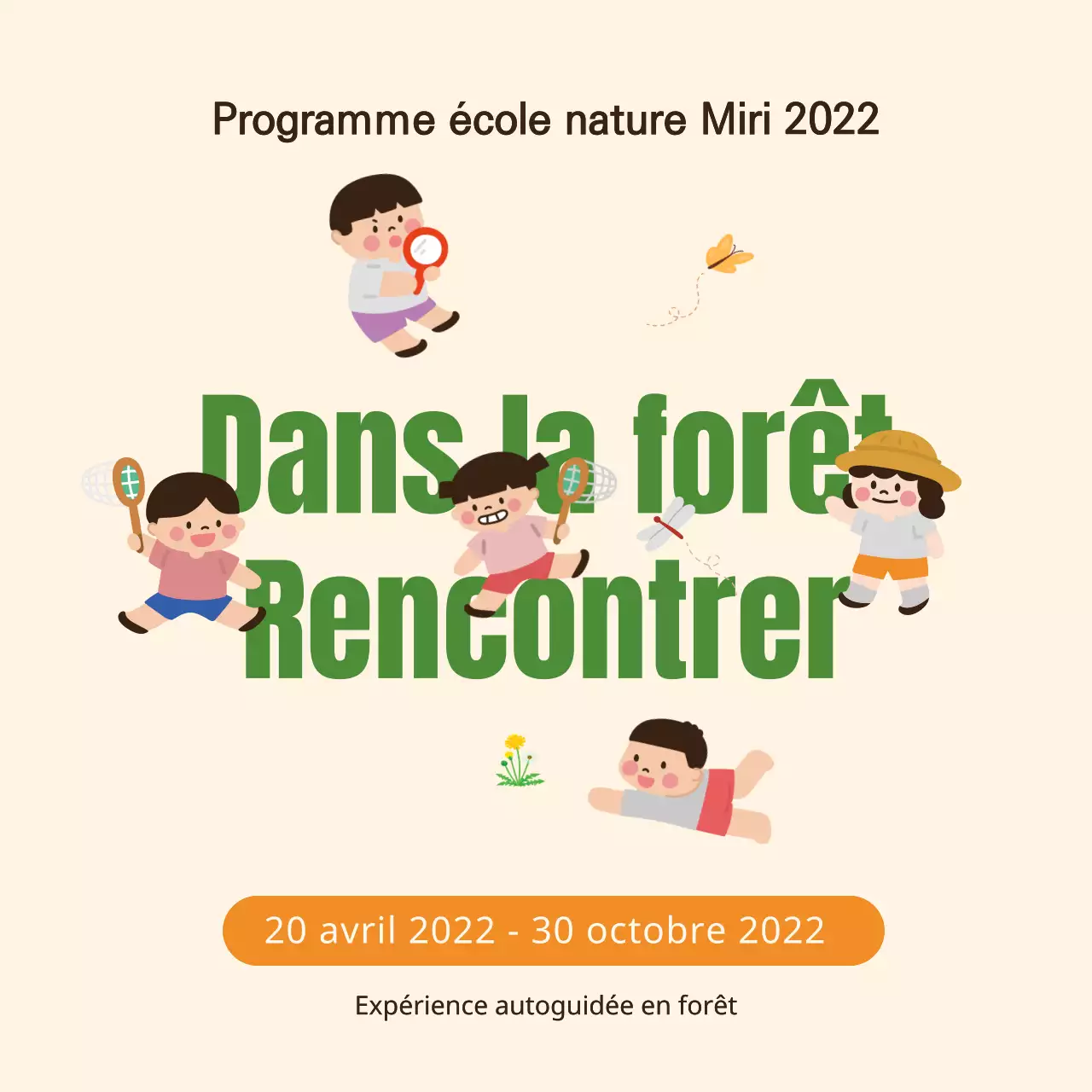 Cute Forest Experience Médias sociaux