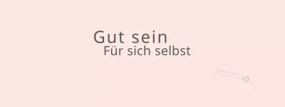 Einfacher englischer Schriftzug in Rosa