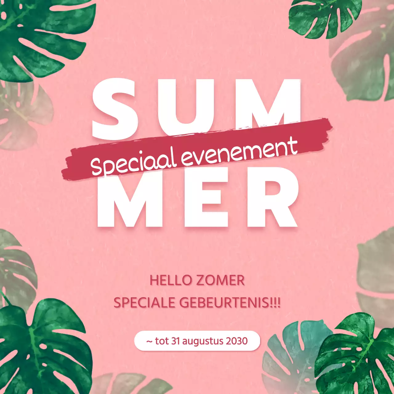 Trofeeën voor zomerevenementen