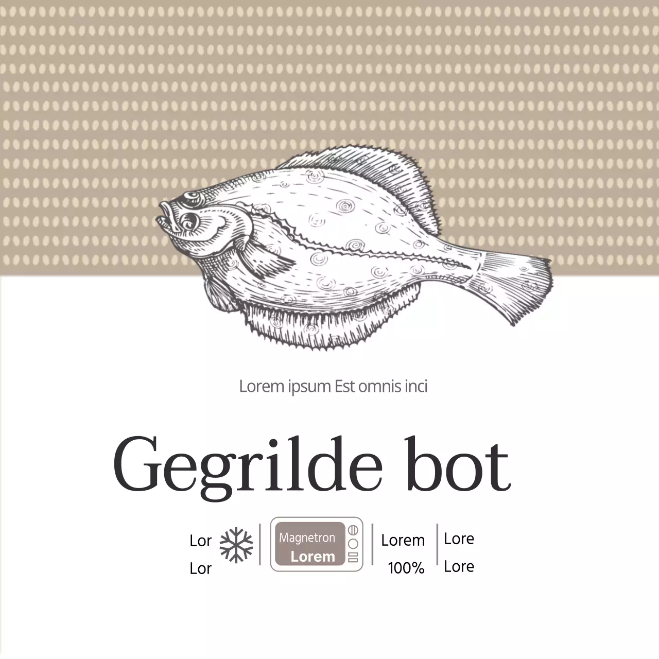 Zeevruchten gegrilde zeetong