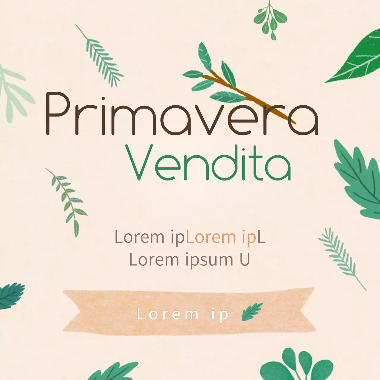 Vendita di primavera_Illustrazione di fiori
