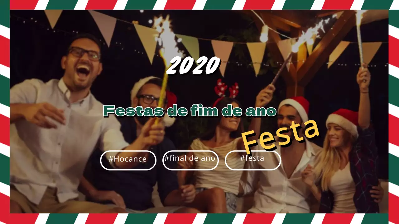 Uma festa vermelha e verde