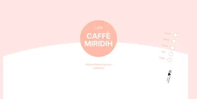 Semplici bicchieri di carta rosa da caffè