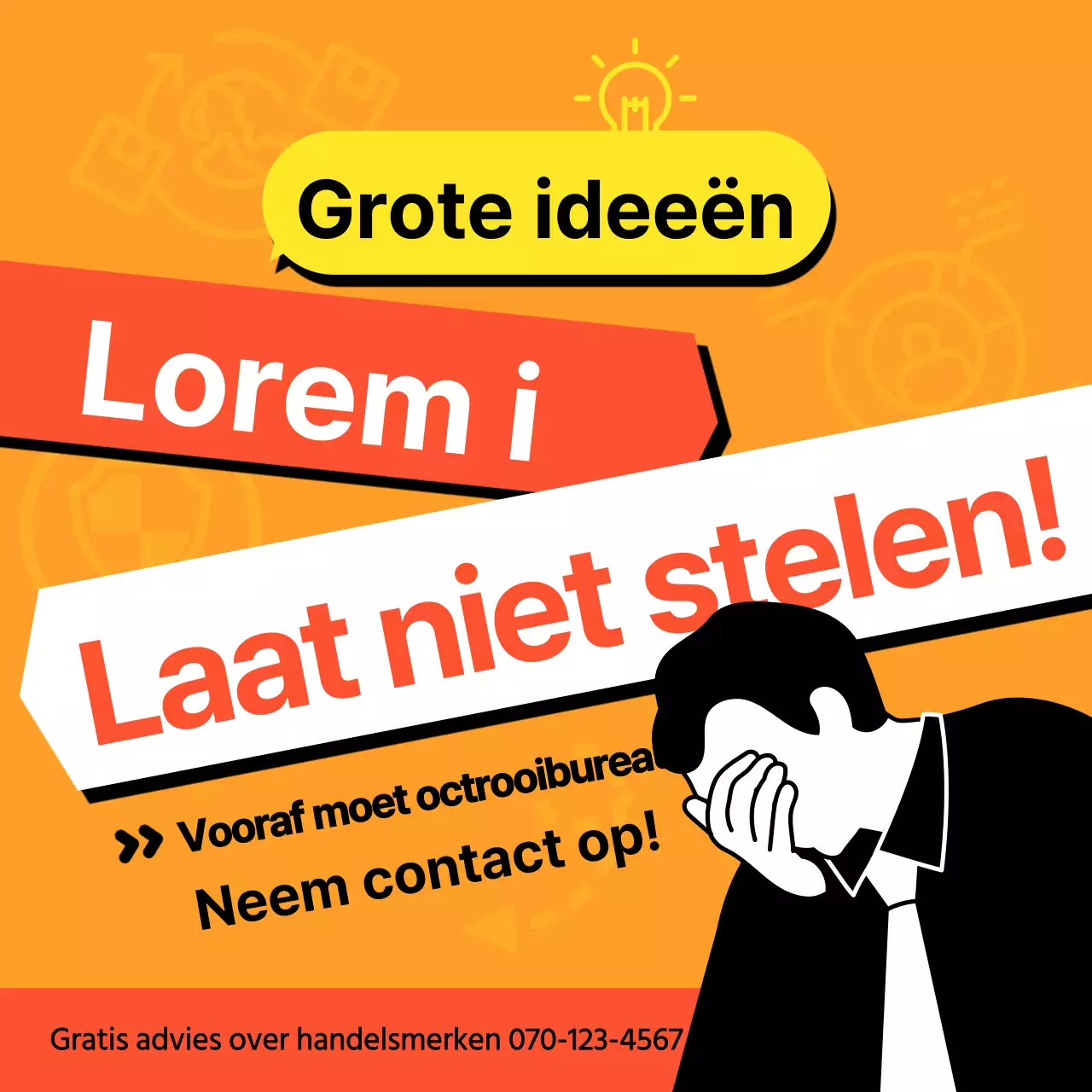 Plagiaatbegeleiding voor het stelen van ideeën van Orangetone