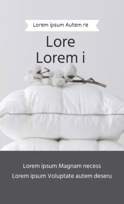 Graue, fotoakzentuierte, einfache Bettdecken-Checkliste