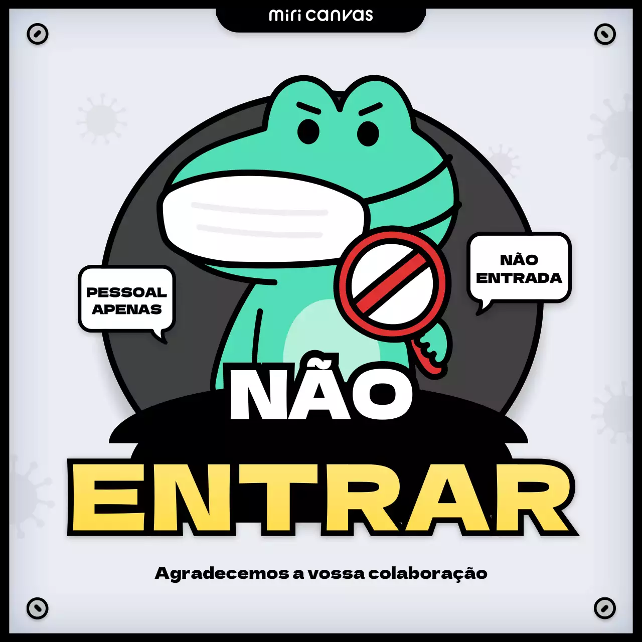 Impedir a entrada de estranhos