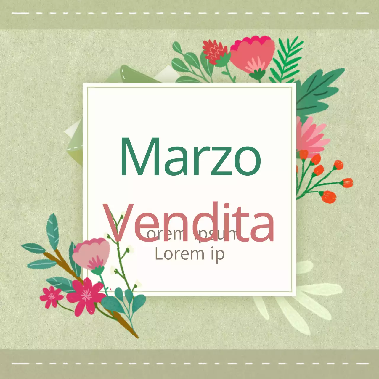 Vendita di primavera_Illustrazione di fiori