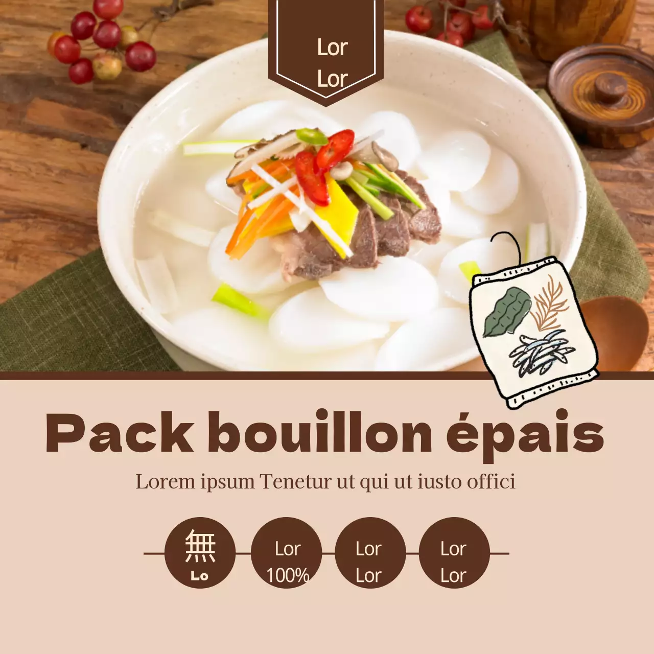 Autocollant circulaire pour bouillon de culture