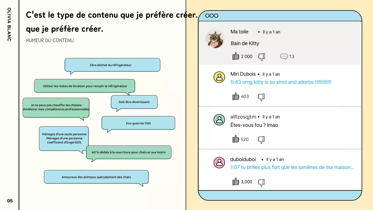 Une proposition de collaboration entre YouTubers, mignonne et colorée, en rose, vert et pastel.