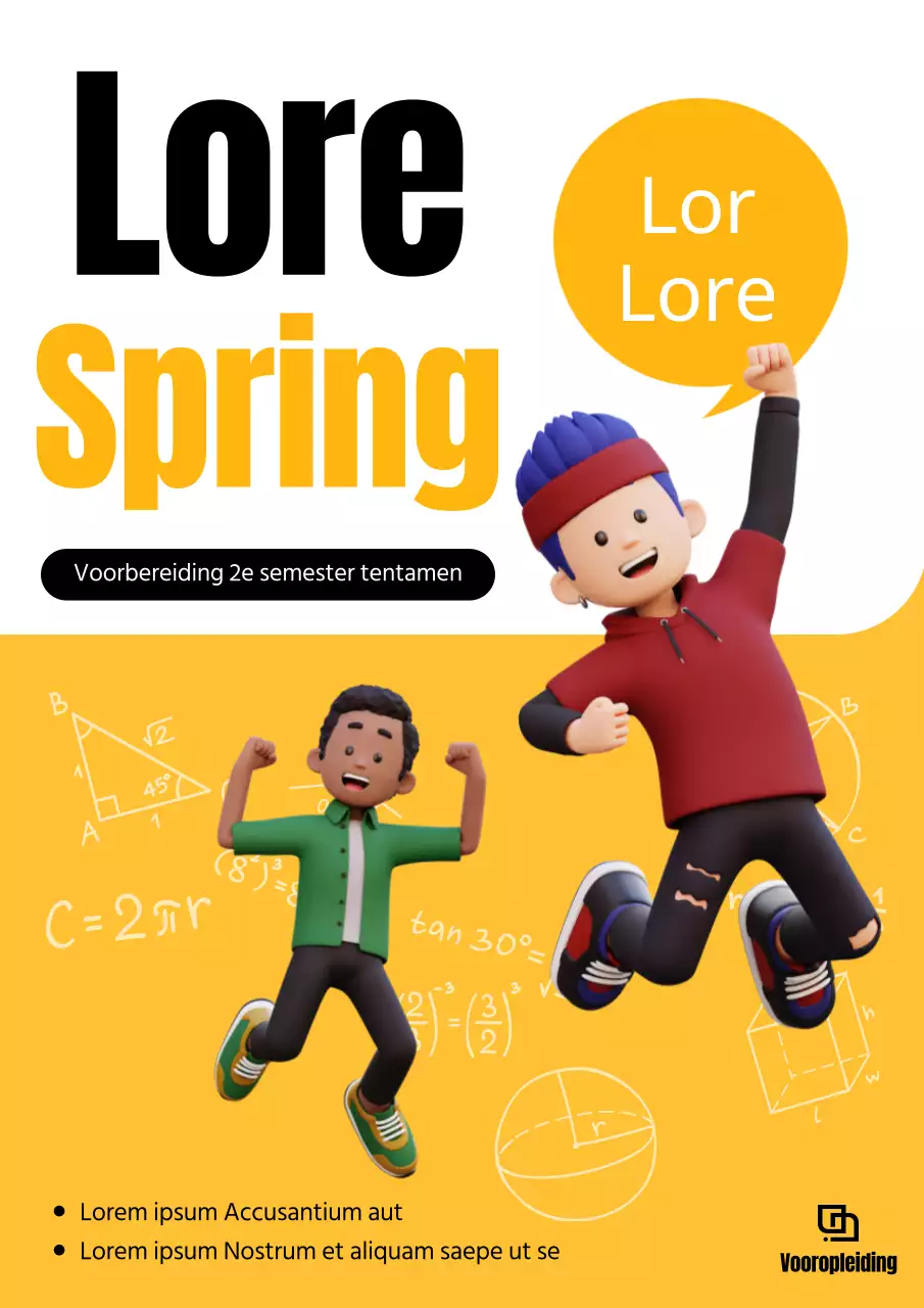 JumpConcept magazine met gele achtergrond