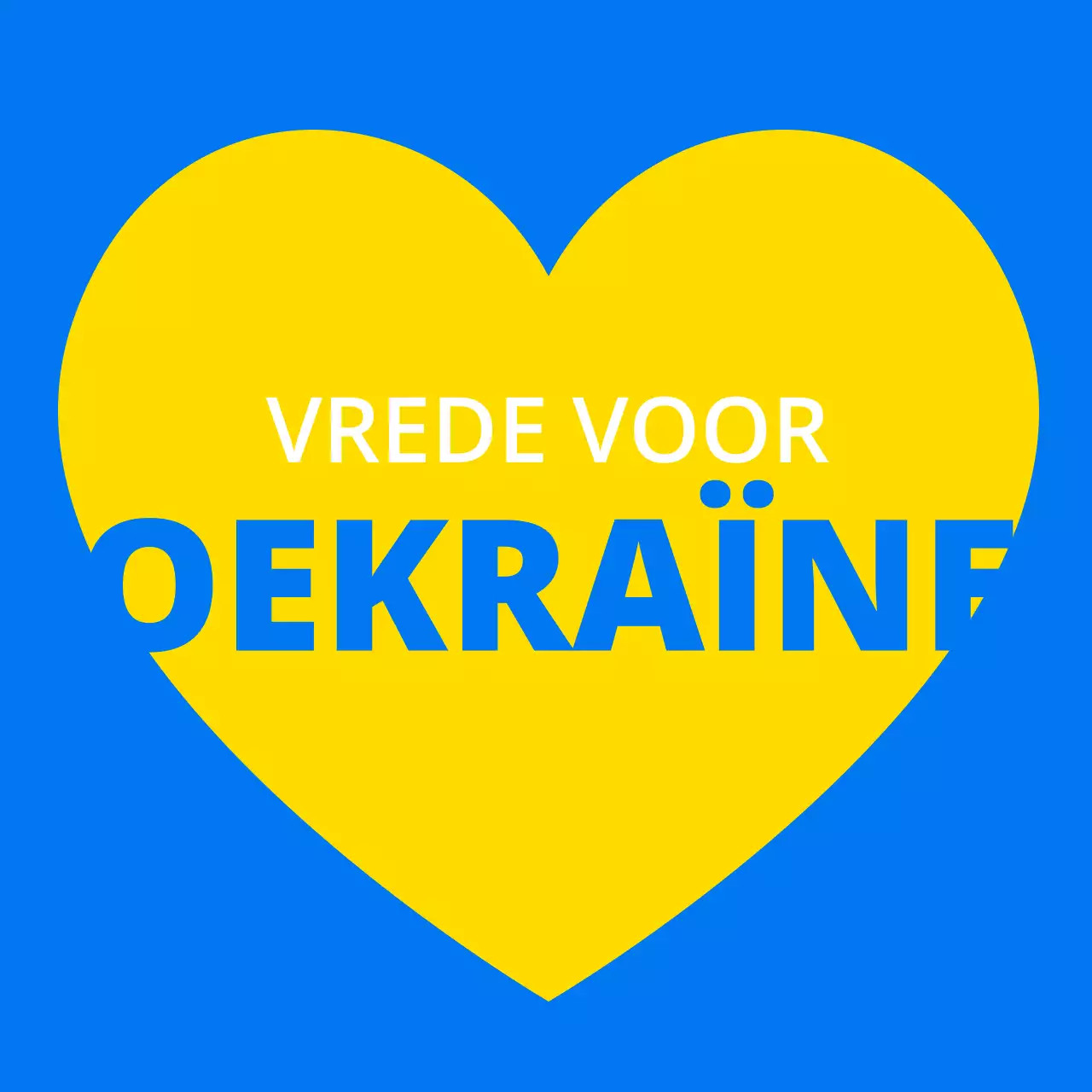 Stop de oorlog in Oekraïne