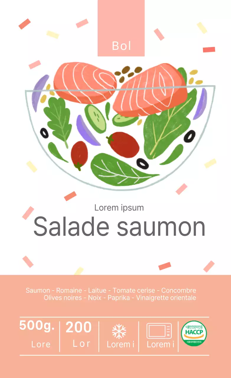 Salade de saumon