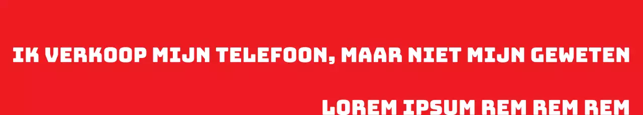 Mobiele telefoon dealer_straatbanner