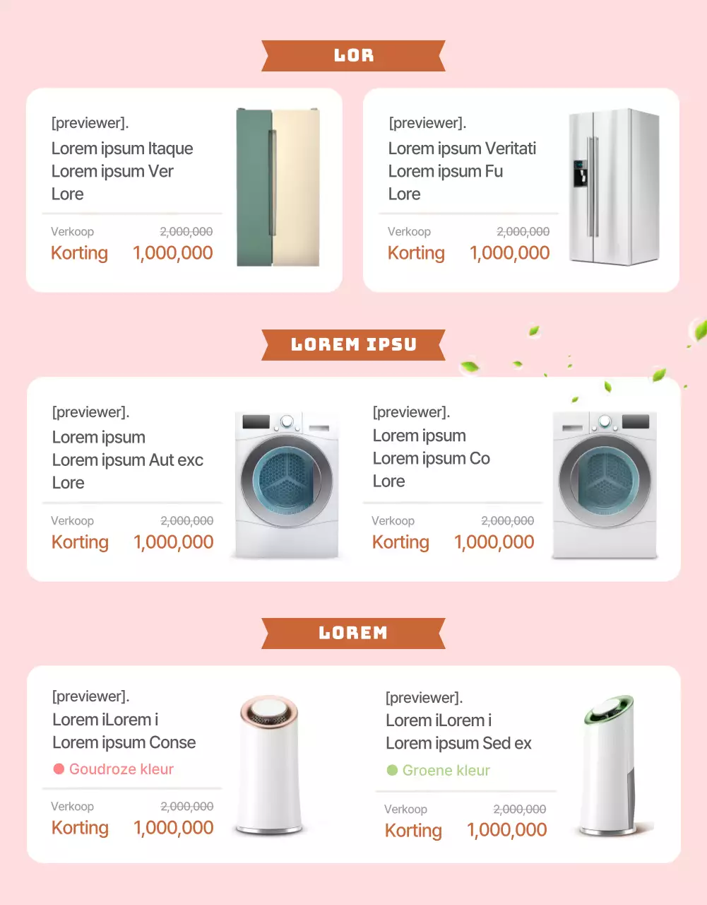 Roze en lichtbeige apparaten bruiloft arrangement