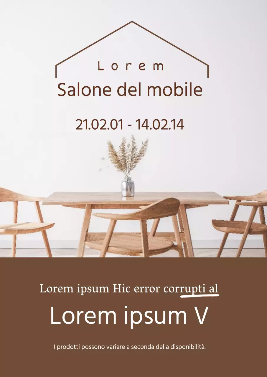 Brown PhotographyPromuovete un evento di vendita di mobili e accessori puliti.