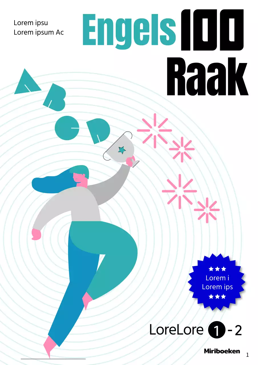 mintkleurige bull's-eyeBull's-eyeDoelConcept SecundairEngelsTrouble