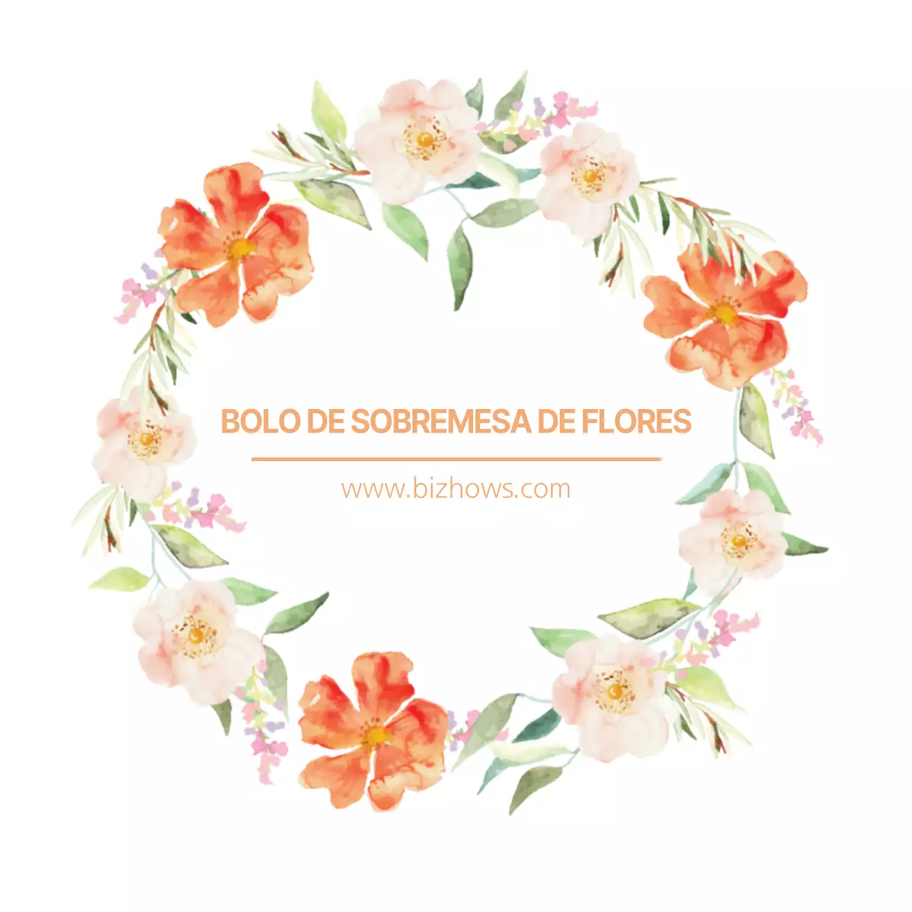 BOLO DE FLORES