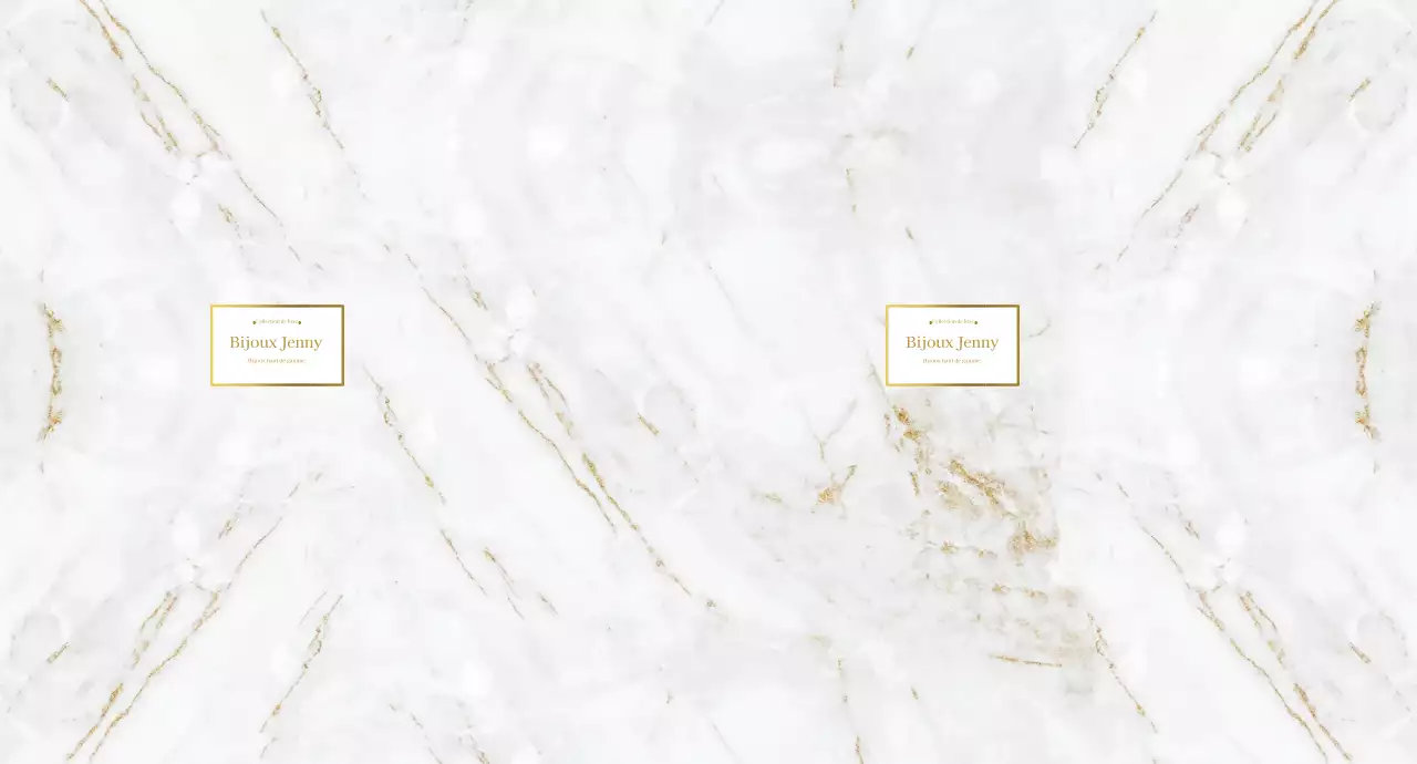 Motif de marbre moderne en or blanc