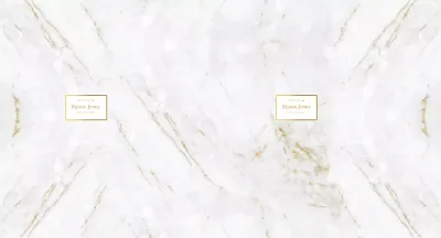 Motif de marbre moderne en or blanc