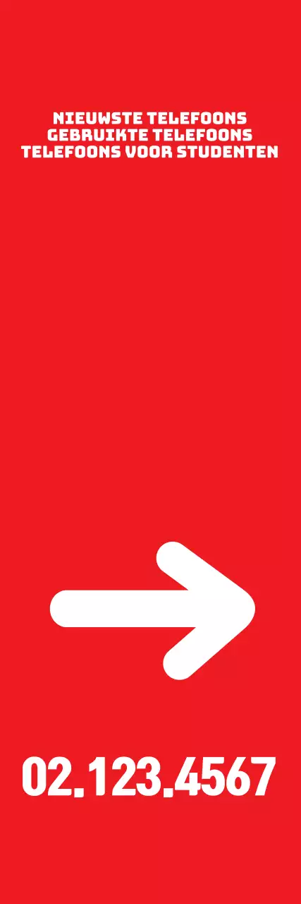 Mobiele telefoon dealer_driedimensionale banner