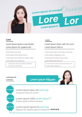 A propos du TOEIC avec des photos d'étudiants couleur menthe