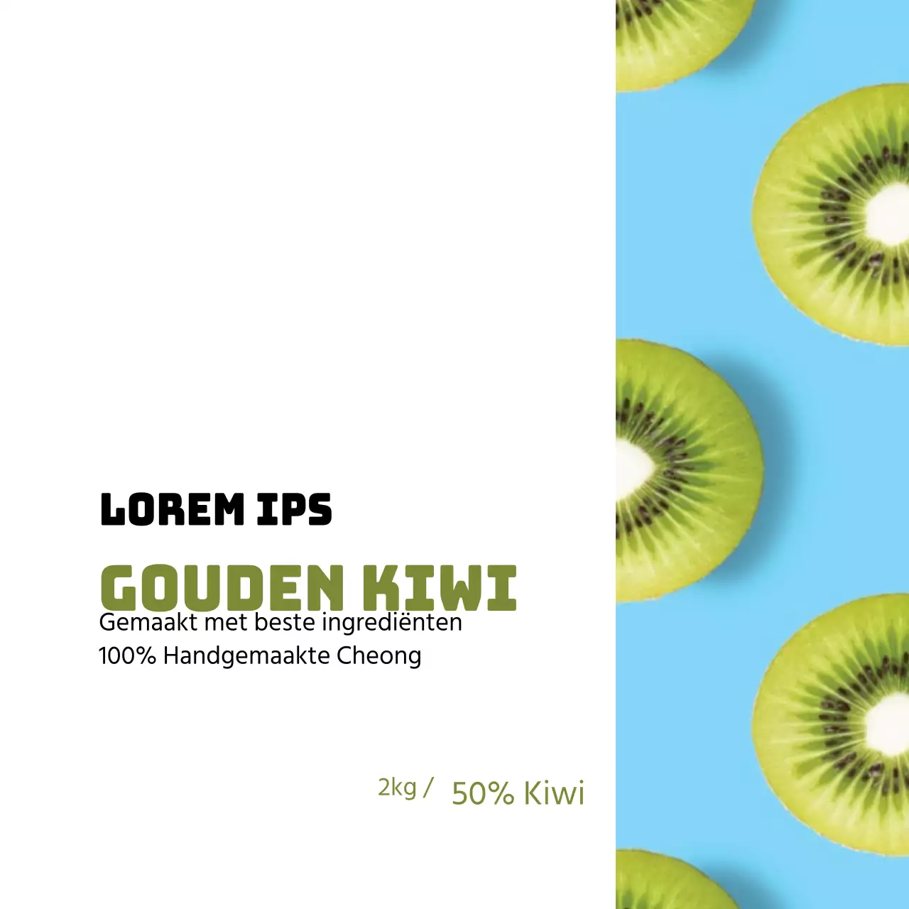 Kiwi etiketten voor zelfgebrouwen bier