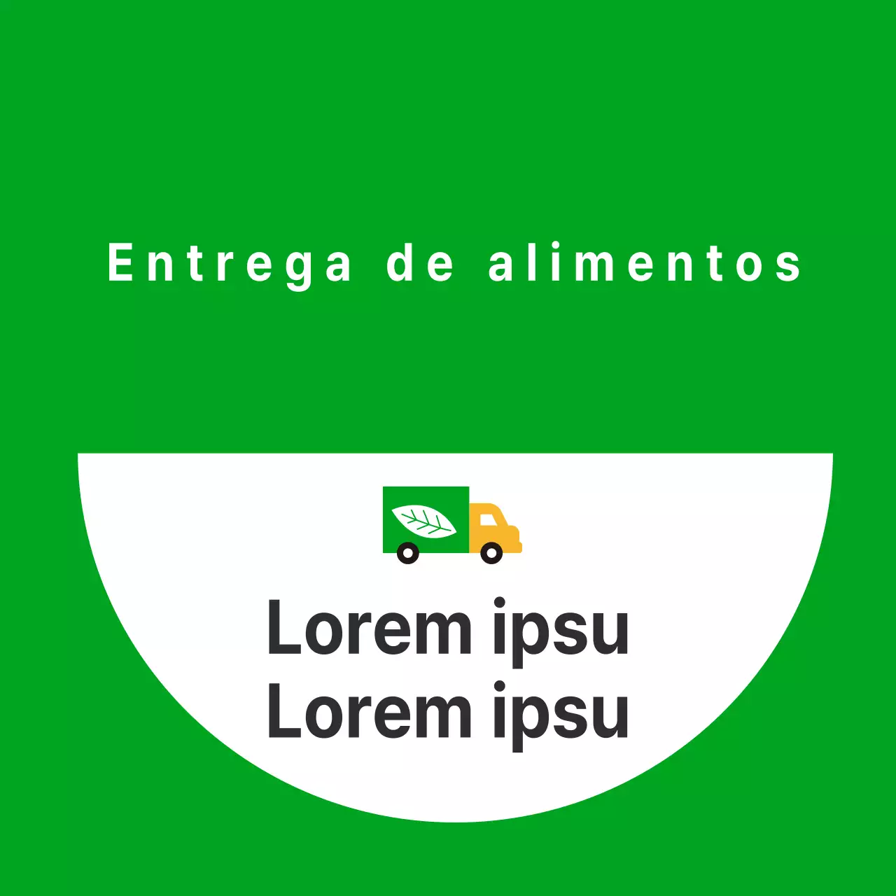 Entrega de alimentos