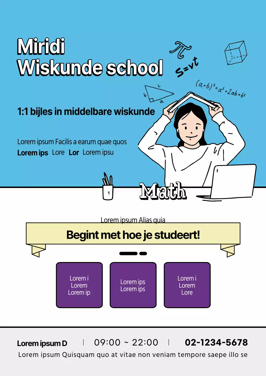 Blauwe wiskunde school